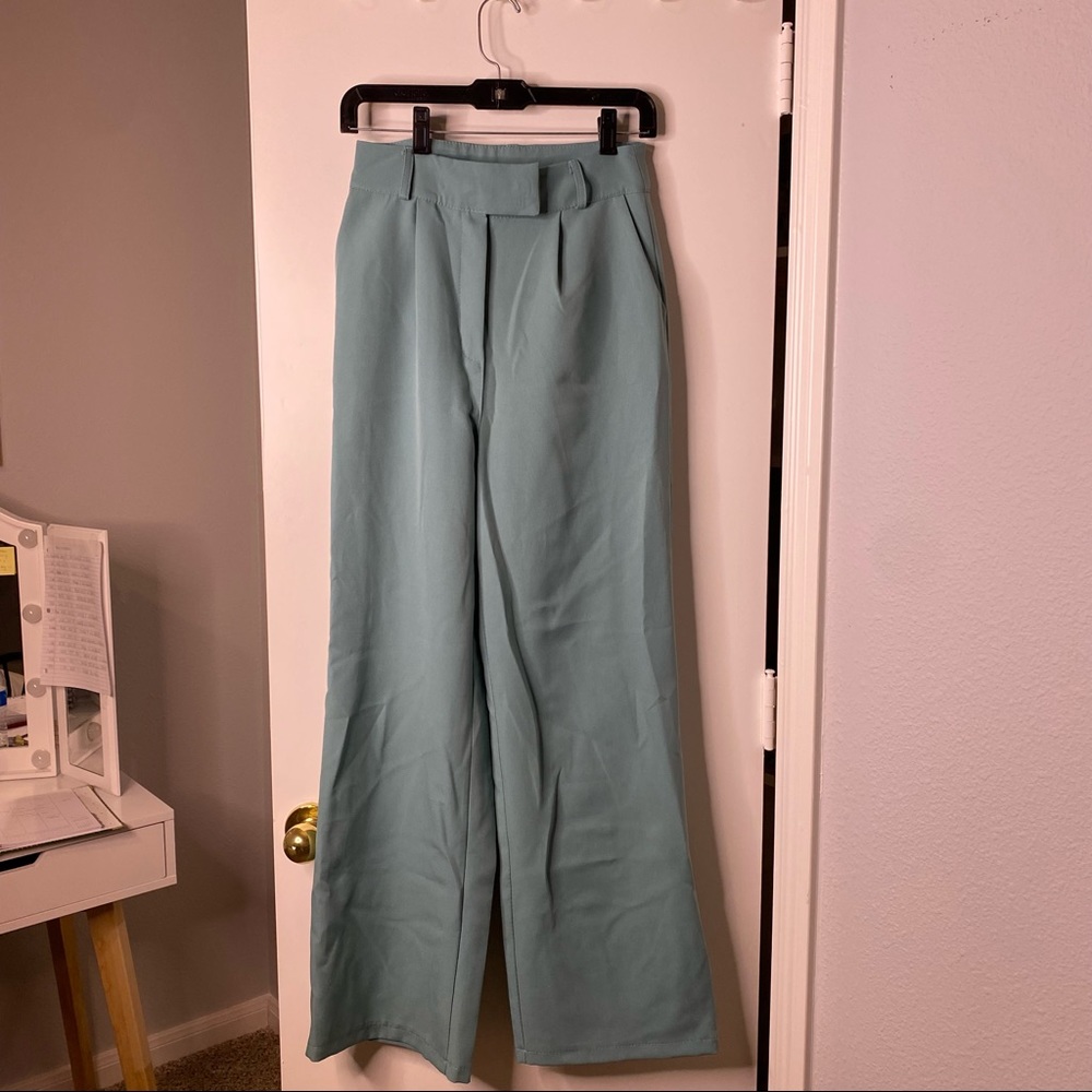 Nasty Gal Teal blue trouser
